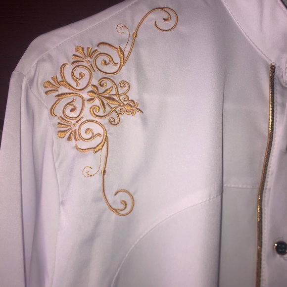 Mariachi Mens Size Large Button Up - Picture 10 of 16